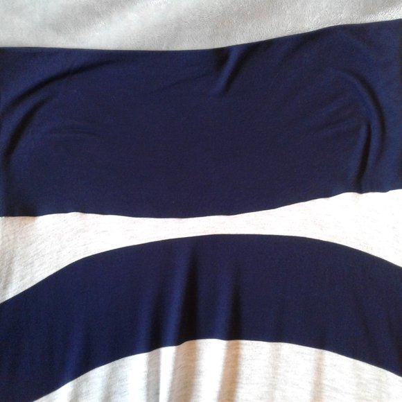 GAP Fold Over Navy and Grey Skirt L - Picture 4 of 10